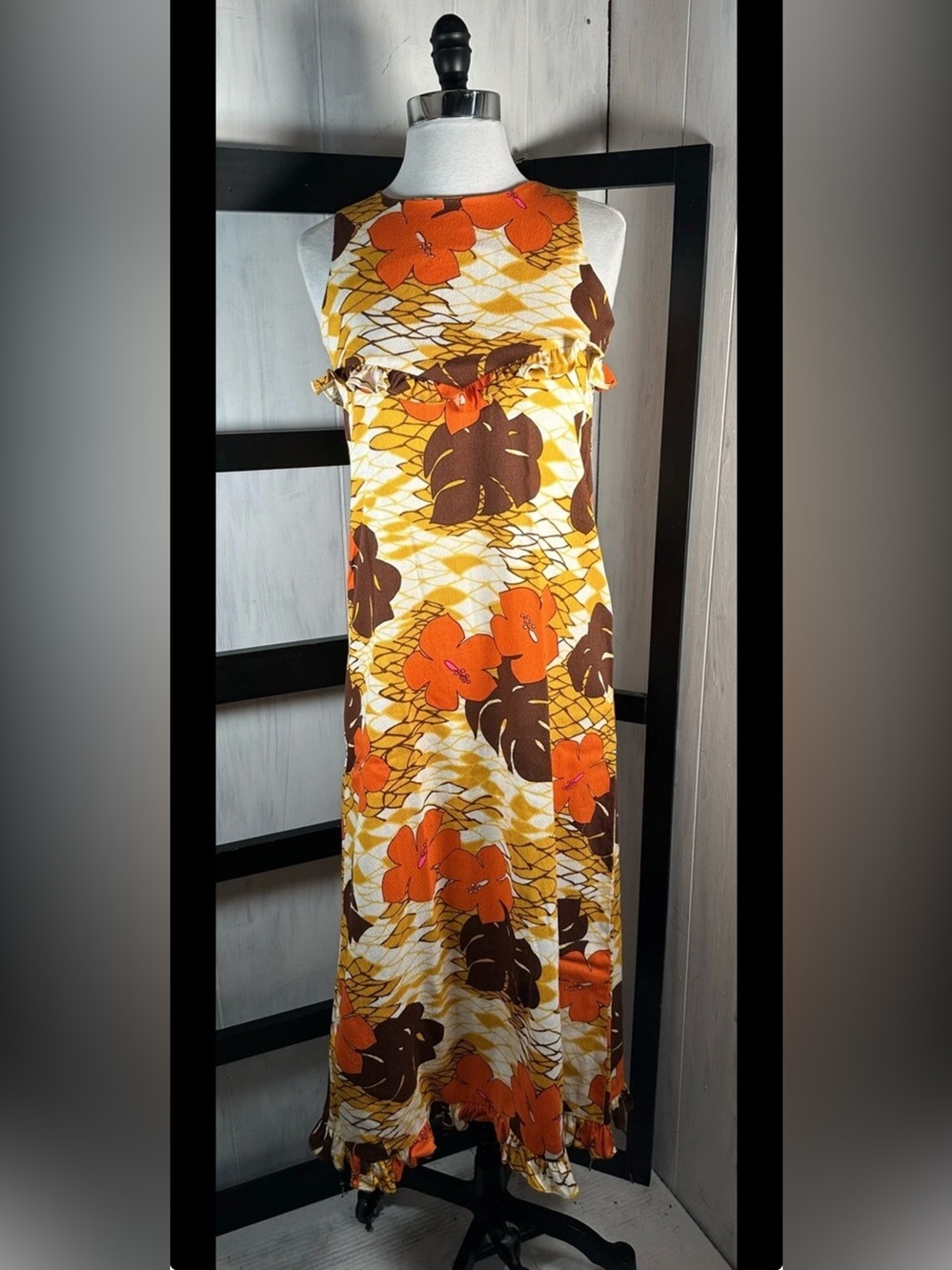 Vintage 70s Made in HAWAII maxi medium perfect condition